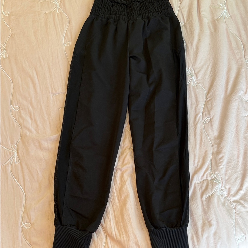 Five Dancewear Black Jogger Sweatpants with Elastic Waistband